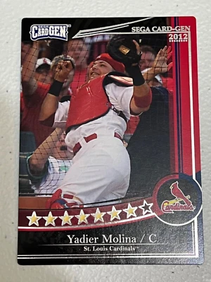 YADIER MOLINA - 2012 Topps Sega Card-Gen Japanese #381 - Cardinals RARE - Image 1 of 2