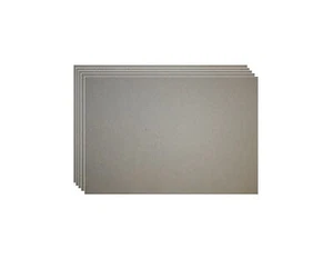 Cartón Gris 0,5mm para Manualidades din A4 / A5 Buchbinderpappe Pappe Graukarton - Photo 1/1