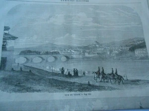 Gravure 1861 - Vue de Turin ( Italie ) - Picture 1 of 1
