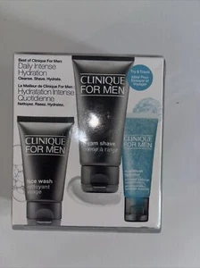 Clinique for Men 3 Piece Starter Kit Daily Intense Hydration 3.5oz NEW SEALED - Picture 1 of 4