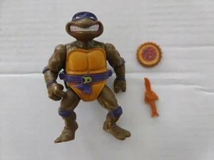 Vintage 1990 TMNT Donatello Storage Shell Playmates Actionfigur + Zubehör! - Bild 1 von 5