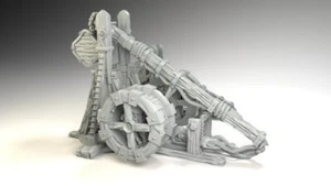 /9th Age Impression 3D Royaume d'équitaine/Bretonnien Trébuchet 3 + servants - Picture 1 of 2