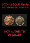 Coin Unique 10P 2P Close Up Magic Trick Vanishing Coin Magic Magnetic Version