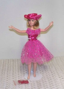 ☆Sweet 3 pc. Barbie Doll Dress Outfit☆FOR 10-11" Barbie!☆Dress/Hat/Shoes☆NIP☆ - Picture 1 of 8