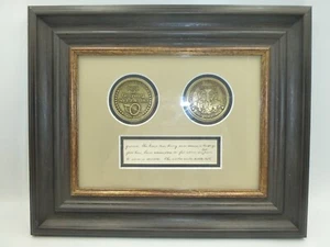 Gettysburg 150th Anniversary Framed Souvenir 9.5X11.5, Medallion, Gettys Address - Picture 1 of 10