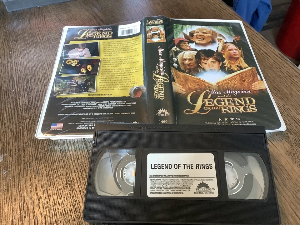 Max Magician and the Legend of the Rings Used VHS 2002 Clam Shell Free USA Ship - Imagem 1 de 1
