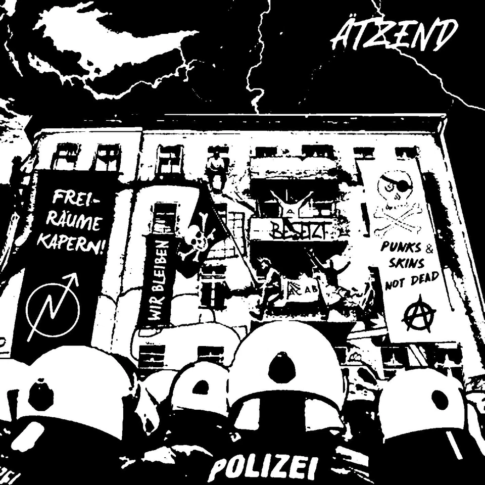ÄTZEND - B-HAUS (LP) limited 30pcs orange Kult Rar Oi! Punk Telekoma Schleimkeim - Bild 1 von 1