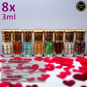8x Arabic Perfume Oil Musk Tahara 3ml Golden مسك الطهارة BEST OFEER & Quality - Picture 1 of 10