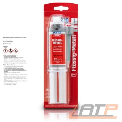 LIQUI MOLY 25 ml FLÜSSIG-METALL KLEBEN SPACHTELN FÜLLEN 2K-EPOXY-KLEBER - Bild 1 von 2