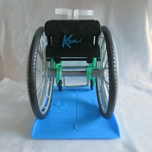 NEW! 2020 Barbie Fashionista Made To Move Ken Doll Wheelchair & Ramp - Picture 1 of 5