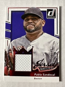 2016 Donruss #JKPS Pablo Sandoval ⚾️ Jersey Kings Red / 49 Relic ~ Giants