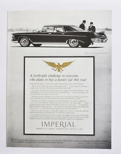 Anuncio de coche grande - Chrysler Imperial LeBaron Southampton 1962 (impresión publicitaria) - Imagen 1 de 1