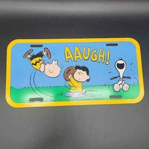 Peanuts Charlie Brown Lucy Snoopy Nummernschild - Bild 1 von 5