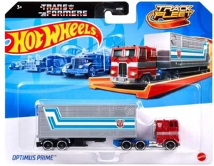 NEW Hot Wheels Transformers OPTIMUS PRIME SEMI TRUCK JFF66 1:64 Scale Diecast - Picture 1 of 2