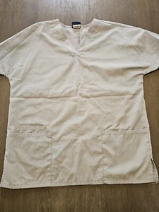 Cherokee Workwear Gray Scrub Top Size S - Picture 1 of 8