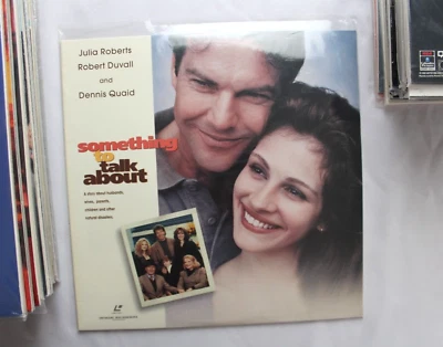 SOMETHING TO TALK ABOUT laserdisc LD WIDESCREEN JULIA ROBERTS *BUY MORE AND SAVE - Image 1 of 4