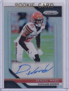 Denzel Ward 2018 Panini Prizm Silver Prizm Rc Auto - Picture 1 of 2