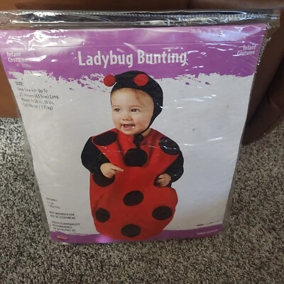 Младенец божья коровка пучок костюм наряд вверх Хэллоуин Бесплатная доставка по США - Изображение 1 из 4
