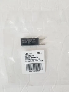 CB212-25 25 Amp Type Ii Mini Blade Circuit Breaker 14Vdc- One Per Polybag 1EA - Picture 1 of 3