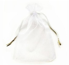 100 4x6 White Organza Wedding Decor Favour Candy pouch Party Gift Packing Bags