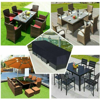 Duty Outdoor Waterproof Garden Patio Furniture Cover for Rattan Table Cube style - Image 1 of 4