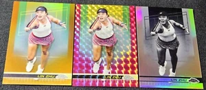 2024 Topps Chrome Tennis Pink /65 Geometric Lin Zhu Clay Refractor Negative #133 - Picture 1 of 2