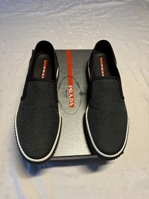 prada men slip on shoes - Image 1 of 4