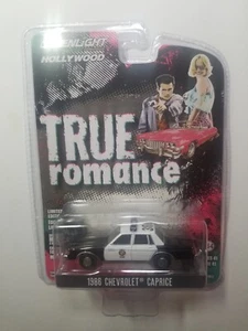 Chevrolet Caprice 1986 diecast Greenlight Hollywood 1:64 coche de policía verdadero romance - Imagen 1 de 3
