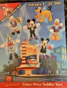 2001 McDonald's Happy Meal Giocattolo Disney Casa del Topo Giocattolo #2 Margherita Anatra Giocattolo Morbido - Foto 1 di 3