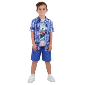 Neu Tommy Bahama Kinder 3-teiliges Set Hemd Jungen Kurzarm Knopf Kleinkind 2T, 3T, 4T - Bild 1 von 24