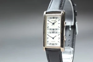 Vintage 1995 Casi Como Nuevo Seiko Lucent 1F2W-5A00 Tank Dual Time Reloj Dama... - Imagen 1 de 10