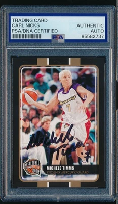 2024-25 Panini Hall of Fame Enshrinement Michele Timms HOF10 signed auto PSA/DNA - Image 1 of 2
