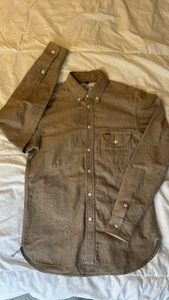 Rogue Territory RGT mens Chambray selvedge Small button up - Picture 1 of 7