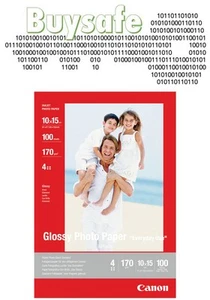 Papel fotográfico brillante Canon GP-501 4x6 - 100 hojas para PIXMA TS5350 TS5350a TS5350 - Imagen 1 de 4