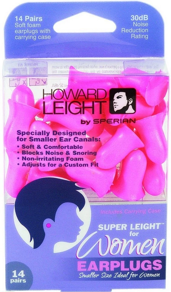 Howard Leight Super Leight for Women Earplugs - 14 Pair R-01757 - Image 1 of 1