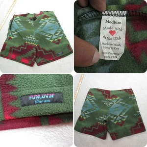Fun Lovin Fleece Wear Shorts Unisex Medium Aztec Southwestern Soft USA READ - Picture 1 of 13