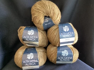 5 Lana Grossa Alta Moda Alpaka Feinstes Baby Alpaka - hellbraun #050 - Bild 1 von 3