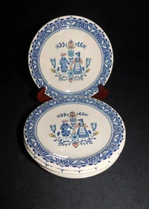 6 JOHNSON BROTHERS HEARTS & FLOWERS BREAD & BUTTER DESSERT PLATES  6 3/8" SET #2 - Picture 1 of 3