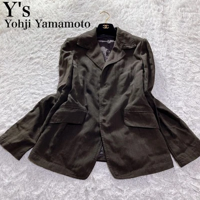 Chaqueta Y's Yohji Yamamoto Lana Gaba Caqui Hecha en Japón Usada Foto 1 de 4