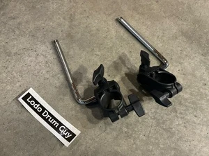 (2) Roland Drum Rack Clamp clamps set Tom L-Rod vdrum 1.5" tube GET BOTH #PH1 - Picture 1 of 13