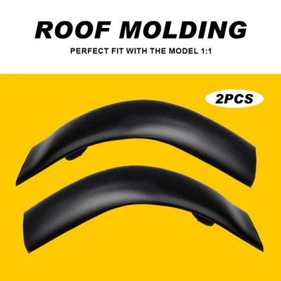Pair Roof Black Moldings For Ford 1999-2007 F-250 F-350 F-450 F-550 Super Duty - Image 1 of 4