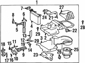 Genuine GM Evaporator Core 52481709 - Picture 1 of 1