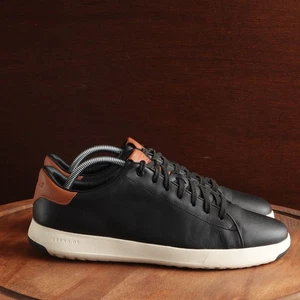 Cole Haan Sneakers Herren Größe 9,5 M Schwarz GrandPro Leder Komfort Freizeitschuhe C23877 - Bild 1 von 14