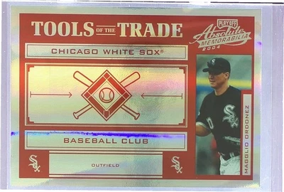 2004 Playoff Absolute Memorabilia Magglio Ordonez /100 #TT-84 Tools of the Trade - Image 1 of 2