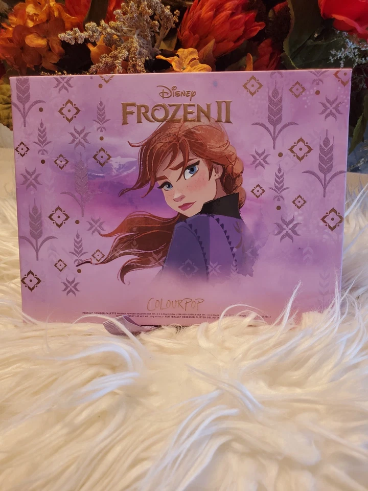 ColourPop x Disney Frozen Anna Makeup Set – Eyeshadow Palette + Lipstick + Gloss - Image 1 of 4