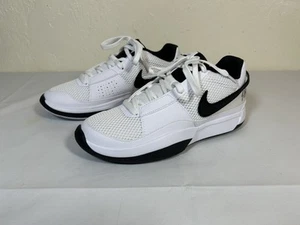 Nike Ja 1 TB Basketball Shoes Men's Size 7 White/Black FV1303 100 NEW - Picture 1 of 11