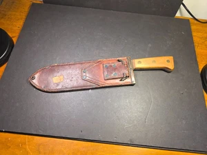 RARO coltello Bolo USMC Chatillon NY seconda guerra mondiale con fodero in pelle originale - 16,5" militare - Foto 1 di 16