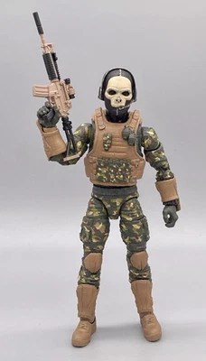 Figura de acción Call of Duty 1/12 Custom Ghost Foto 1 de 4