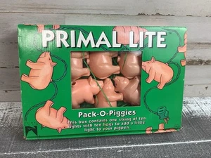 Vintage Primal Lites Pack Of Piggies Light Strand - Picture 1 of 3