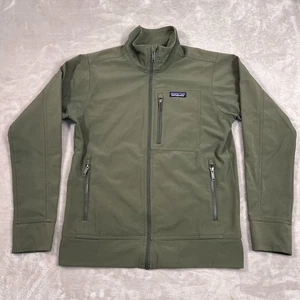 Chaqueta Patagonia Sidesend Para Hombre Talla Pequeña Verde Oliva Cremallera Completa Softshell Exterior - Imagen 1 de 20